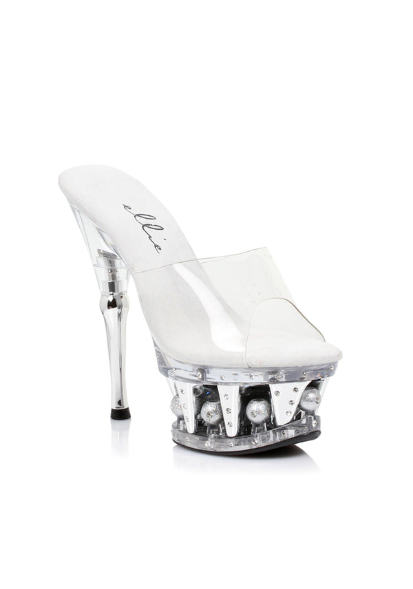 6 Disco Ball Platform/ Clear Mule.