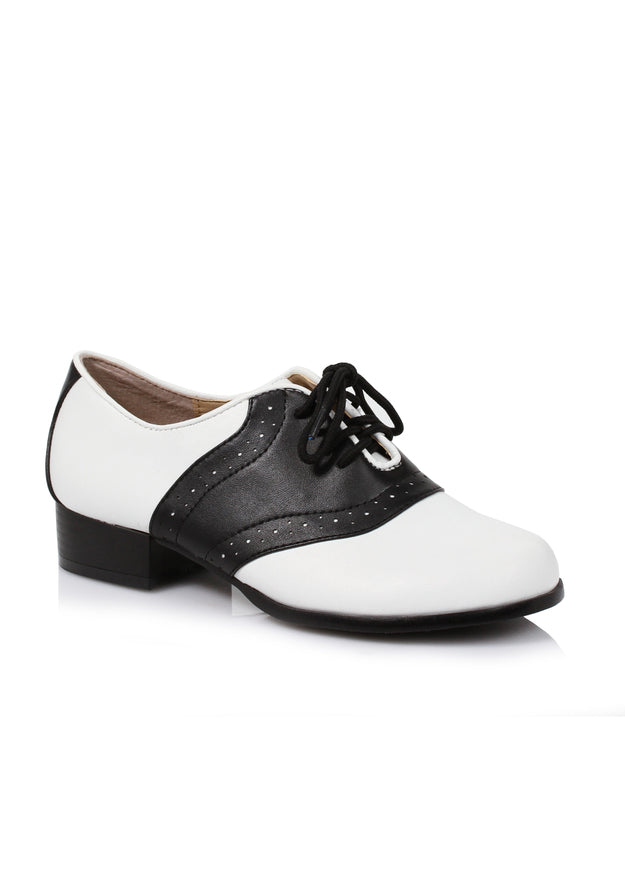 1 Heel Women Saddle Shoe.