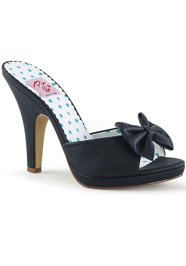 Snow White Bow Open Toe Sandals