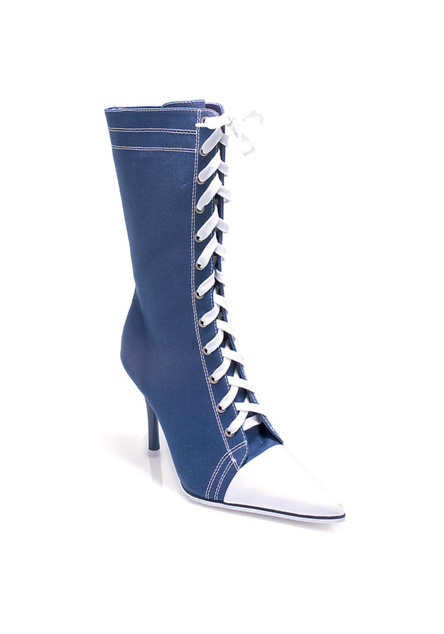 4.5 Heel Sneaker Ankle Boots.