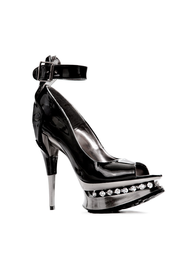 5 Heel With Rhinestone Platform