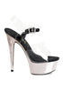 6 HEEL POINTED STILETTO SANDAL