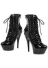 6 Heel Ankle Boots W/Inner Zipper.