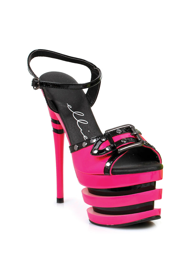 6 Neon Stiletto Sandal.