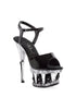 6 ANKLE STRAP W/ DISCO BALL IN PLATFORM