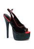 6.5 Stiletto Heel Two Tone Sling Back.