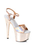 7 Stiletto W Rose Gold Platform