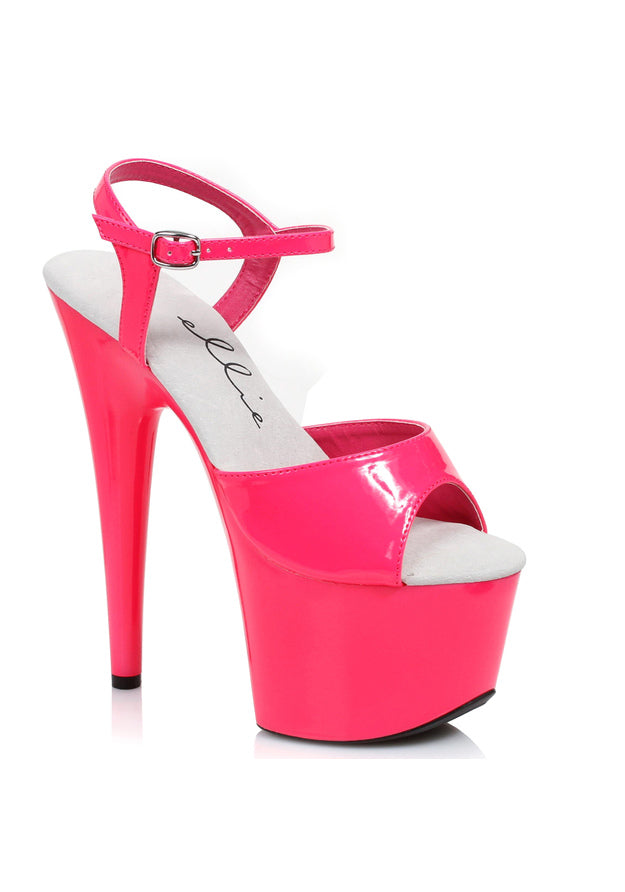 7 Neon Stiletto Sandal.