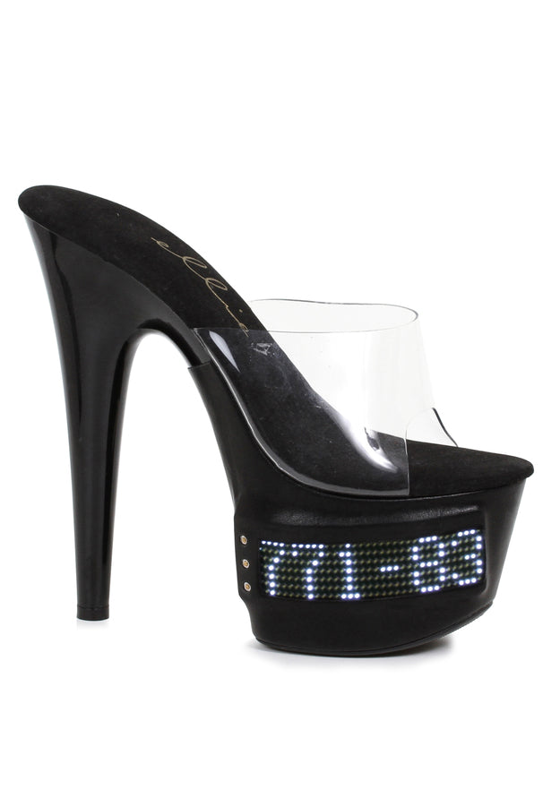 7 Pointed Stiletto Mule LED