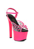 7 Heel Neon Platform Blacklight Reactive Spikes