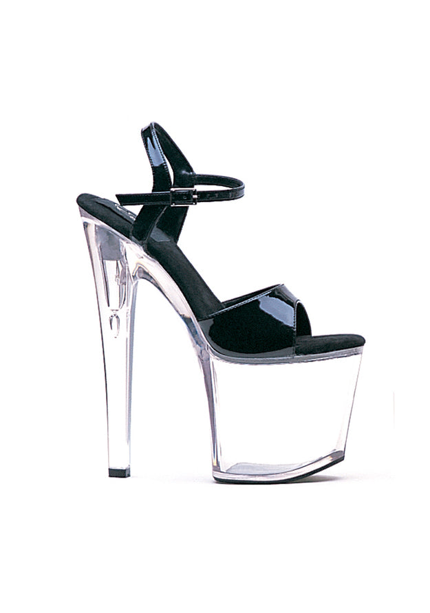 8 Heel Clear Bottom Sandal.