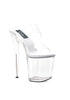 8 HEEL CLEAR MULE W STRAP