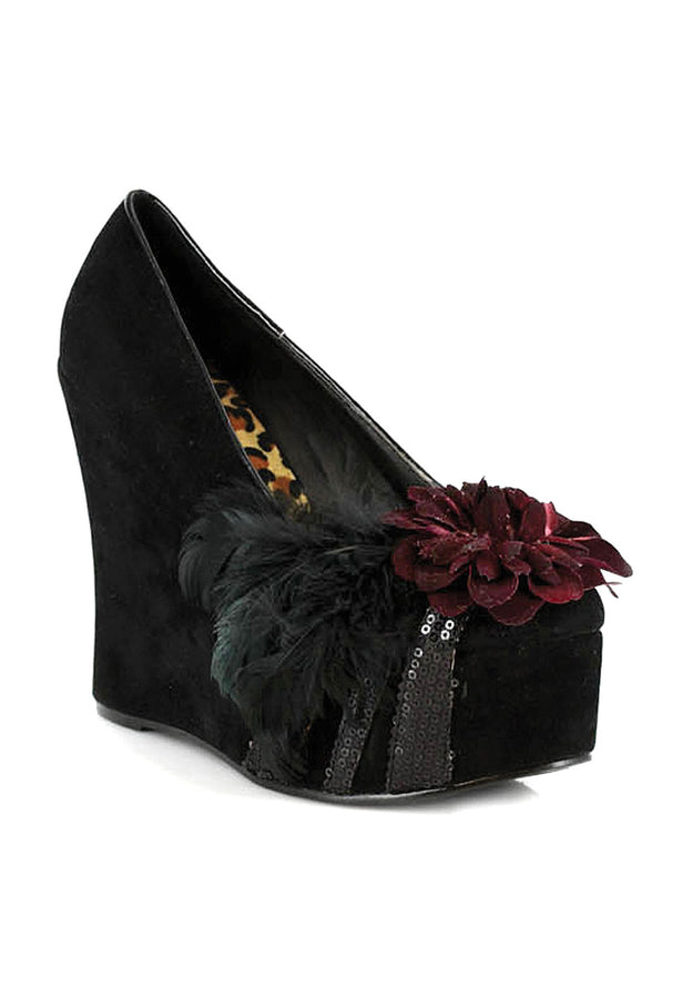 4.5 Heel Wedge With Feather