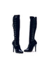 5 Heel Knee High Stretch Boot.W/Inner Zipper.