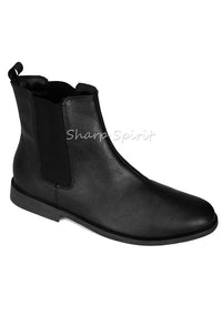 Ankle High Black Beatle Boots