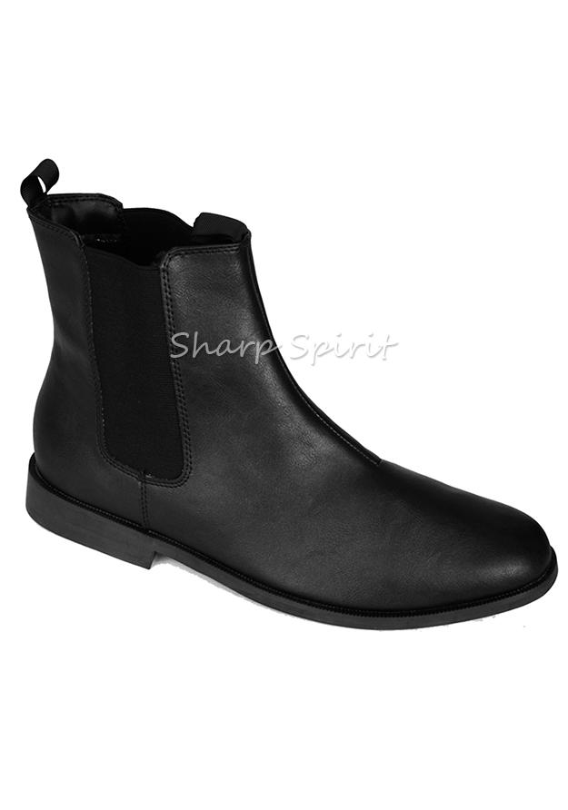 Ankle High Black Beatle Boots