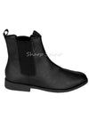 Ankle High Black Beatle Boots