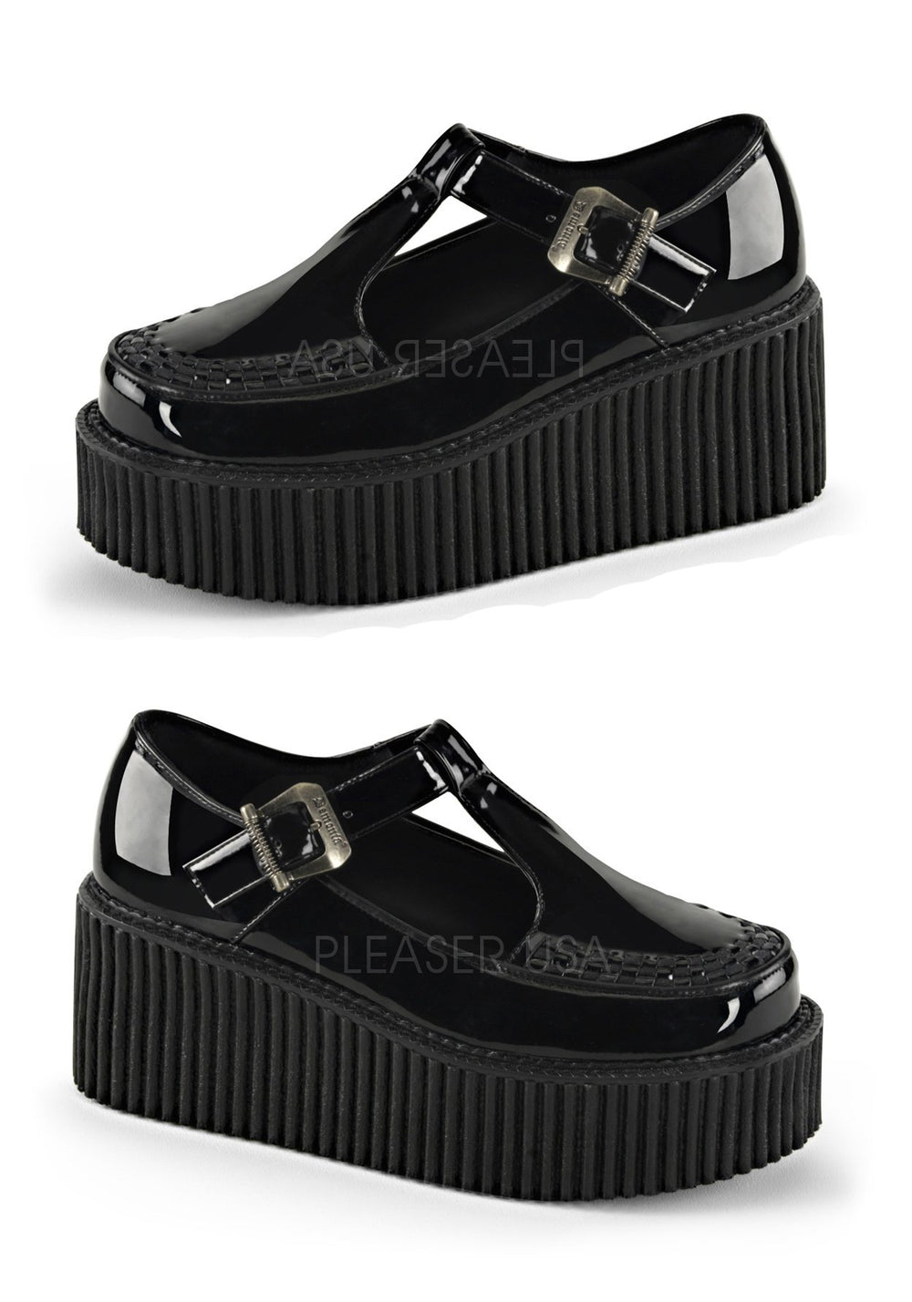 Adult School Girl T-Strap Shoes