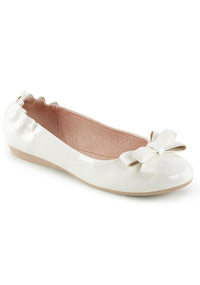 Round Toe Foldable Flats W/ Bow