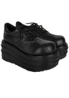 Rave Lace Up Platform Unisex Faux Leather Shoes