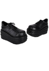 Rave Lace Up Platform Unisex Faux Leather Shoes