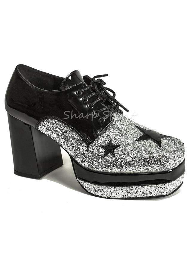 Saturday Night Fever Glitter Shoes