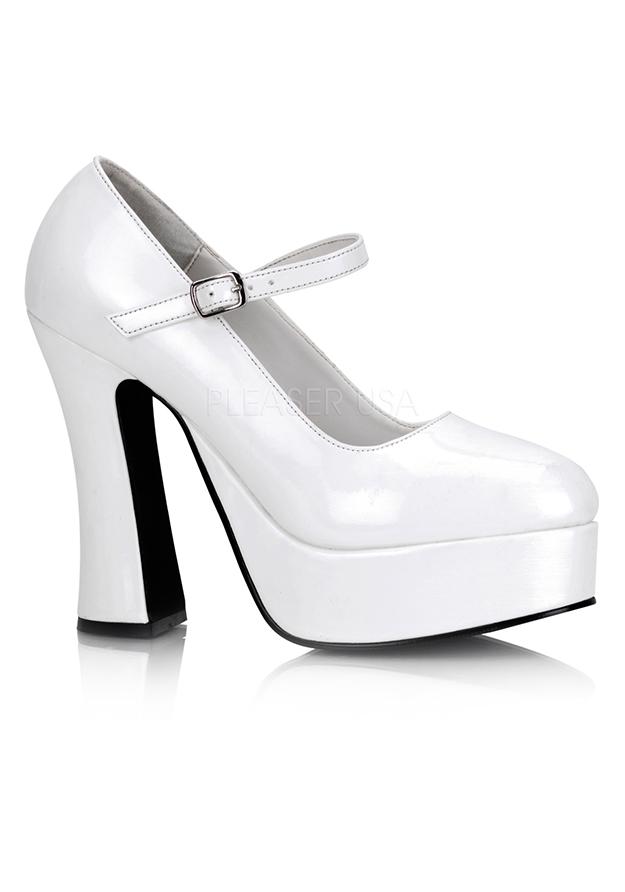 Snow White Mary Jane Platform Heels