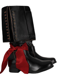 Western Steampunk Pirate Superhero Mens Boots
