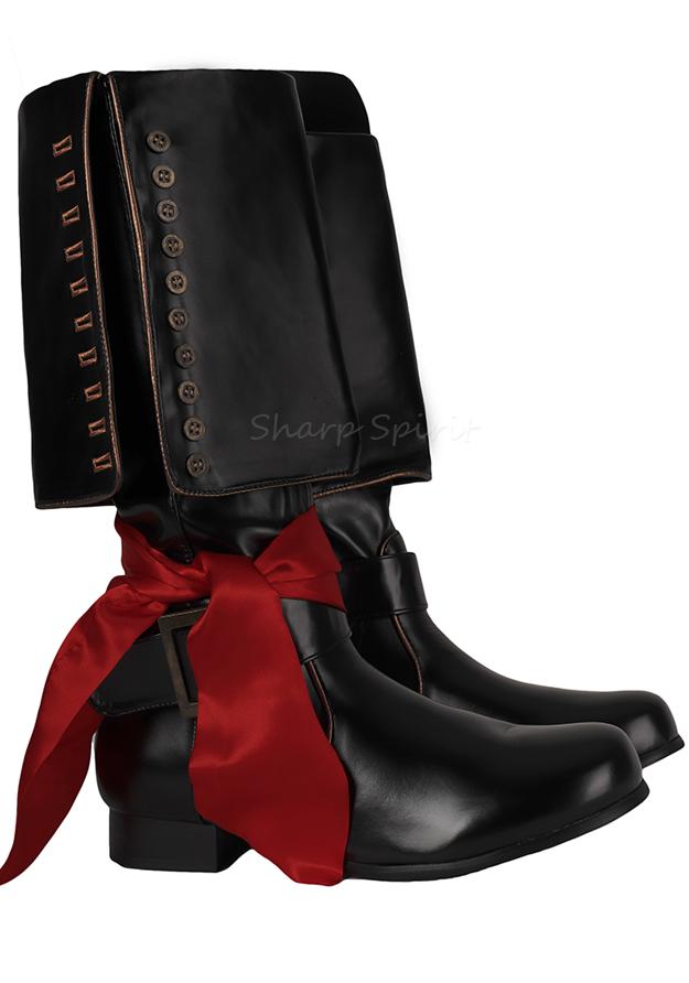 Western Steampunk Pirate Superhero Mens Boots