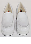 White Patent Tony Manero Disco Platform Mens Shoes