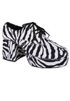 Zebra Print Retro Platform Shoes